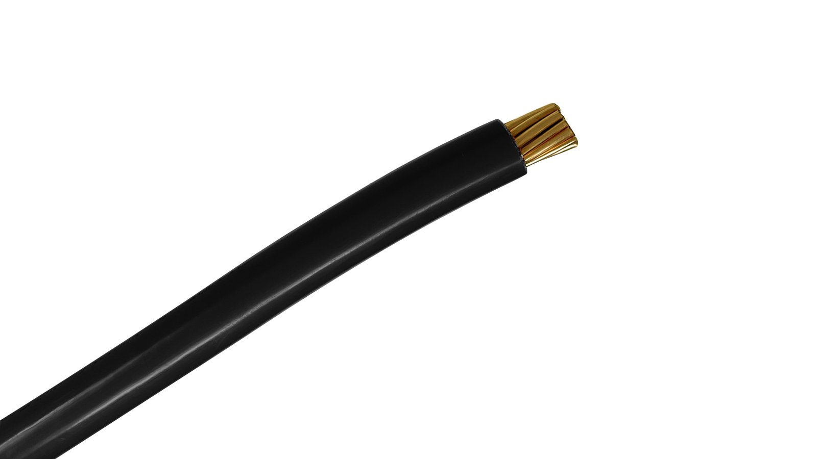 500 MCM black stranded copper feeder cable